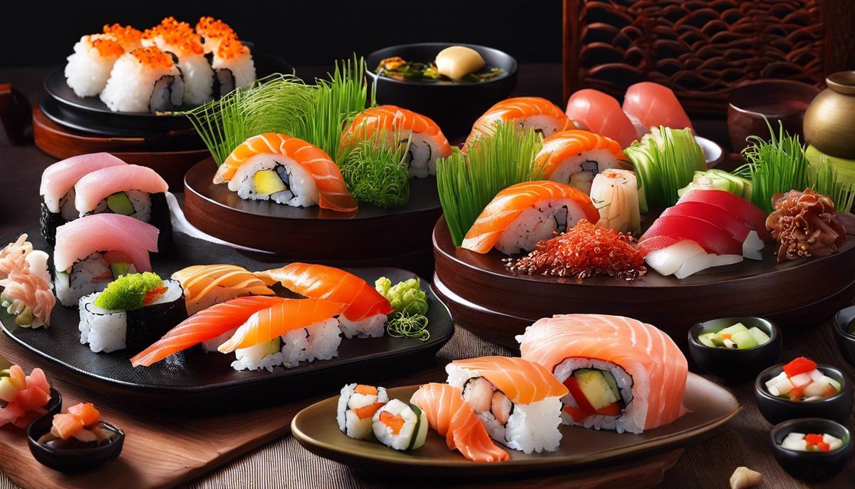Ein Bild von Sushi-Reis, der perlweiß und klebrig ist und in einer Schüssel präsentiert wird
